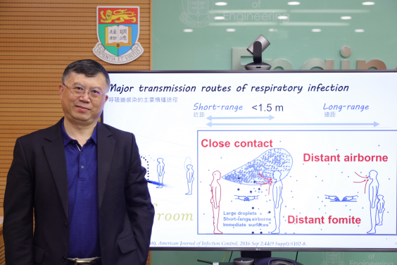 Professor Yuguo Li, Chair Professor of Building Environment, Department of Mechanical Engineering, HKU